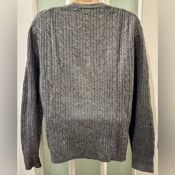 J. CREW Vintage Lambswool Cable Knit Sweater - Picture 2 of 4